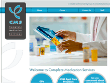 Tablet Screenshot of cmspharmacists.com.au